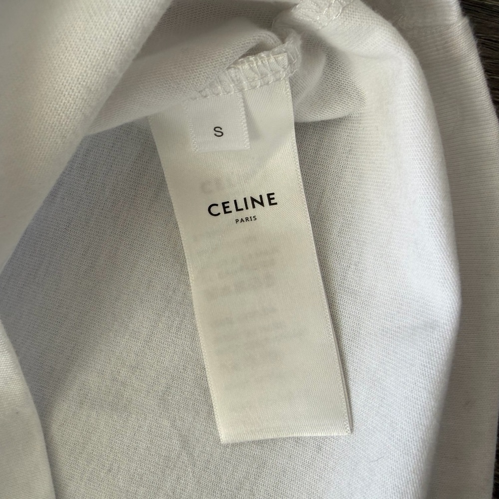 Celine Classic White T-Shirt - Picture 4 of 5